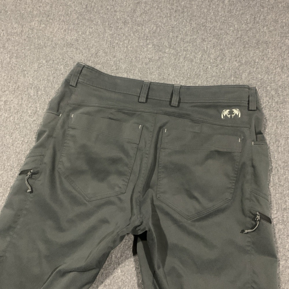 KUIU Sierra Pants Durable Stretch DWR Casual Hunting Hiking Gray Mens Size 34x33 - Picture 7 of 13
